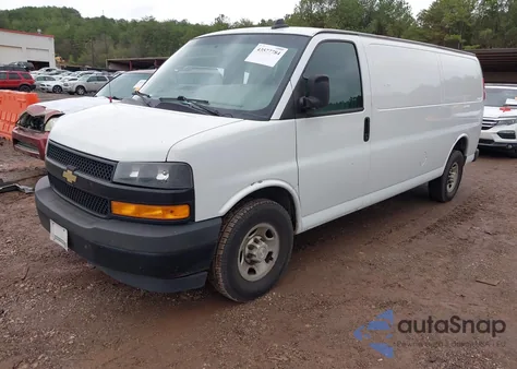 2019 Chevrolet Express 2500 Work Van из США, поврежденный, VIN 1GCWGBFG3K1256037